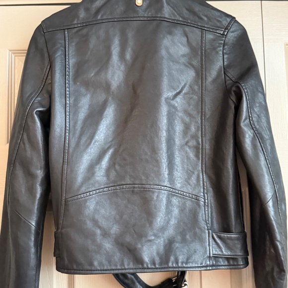 Mackage Miela-n Belted Moto Jacket Leather - Picture 10 of 13